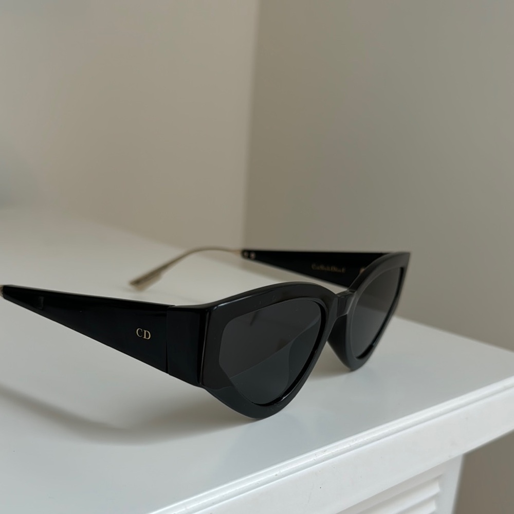 Dior Black Cat-Eye Sunglasses